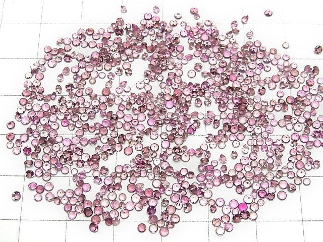 Hochwertiger rosa Turmalin AAA lose Steine rund facettiert 2x2mm 25 Stück