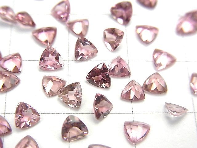 Hochwertiger Pink Turmalin AAA Ungebohrt Dreieck Facettiert 4x4x2mm 5Stück 13,99 $!