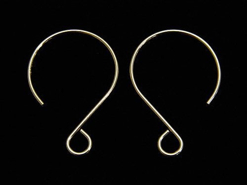 14KGF Earwire 23x16mm Gauge Approx 0.6mm 1pair