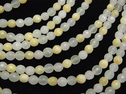 Mixed Stone 128Faceted Round 6mm 1strand beads (aprx.15inch/38cm)