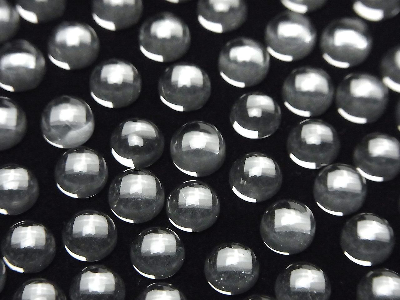 水晶石英 AAA 圓形素面蛋面 6x6mm 10顆
