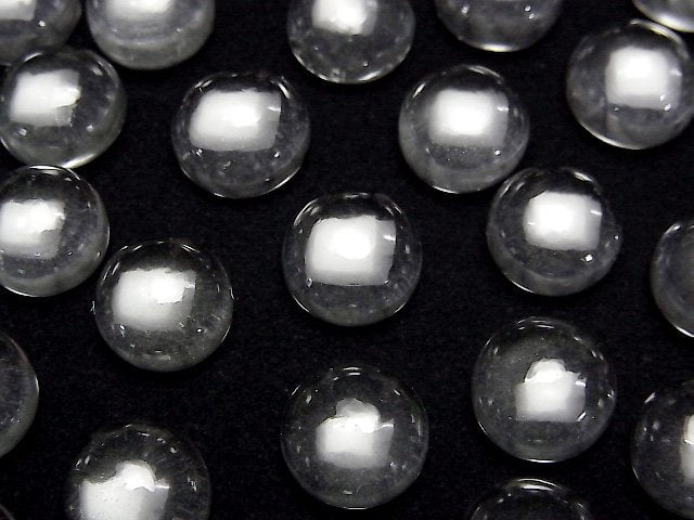 Kristall AAA Rund Cabochon 10x10mm 3Stück