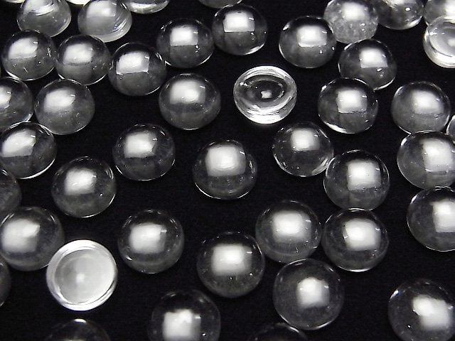Kristall AAA Rund Cabochon 10x10mm 3Stück