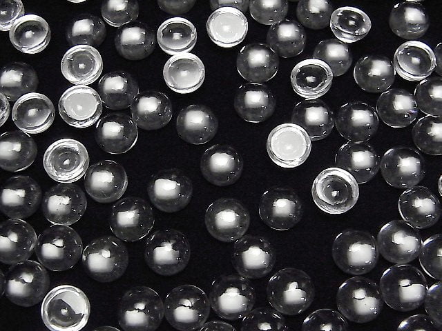 Kristall AAA Rund Cabochon 10x10mm 3Stück