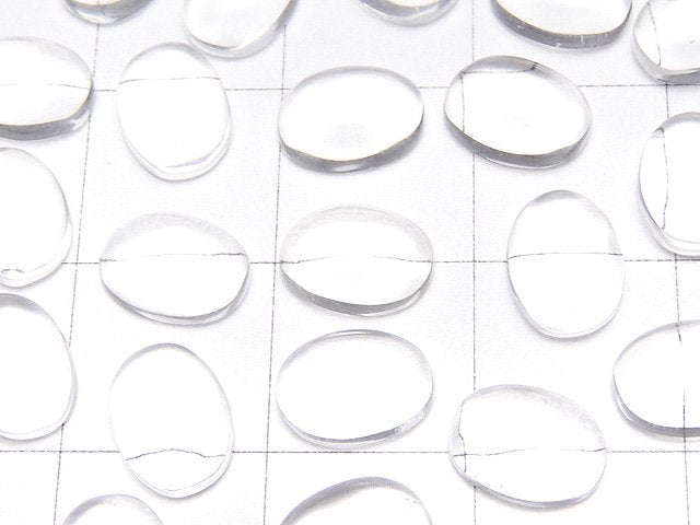 Kristall AAA Oval Cabochon 8x6mm 5 Stück