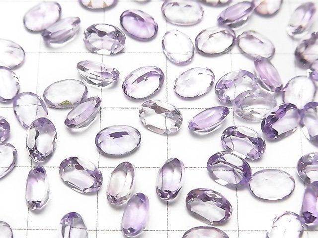 Hochwertiger Amethyst AAA Lose Stein Oval Facettiert 7x5mm 10 Stück