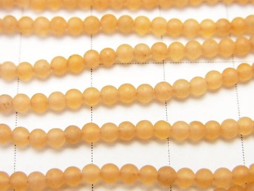1Strang 3,79 $! Frost Orange Aventurin Rund 2mm 1Strang Perlen (ca. 15 Zoll / 38 cm)