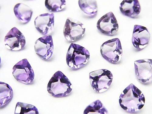 Amethyst, Chestnut Shape, Undrilled Gemstone Beads