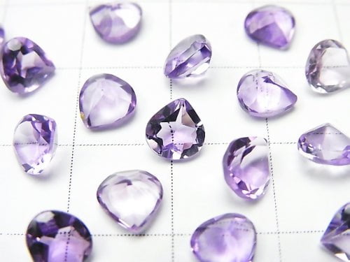 Hochwertiger Amethyst AAA Lose Stein Kastanien-facettiert 6x6mm 5 Stück