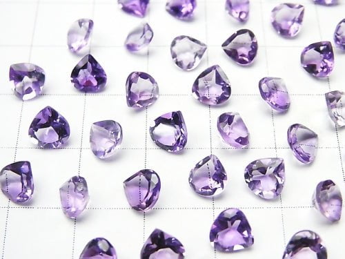 Hochwertiger Amethyst AAA Lose Stein Kastanien-facettiert 6x6mm 5 Stück