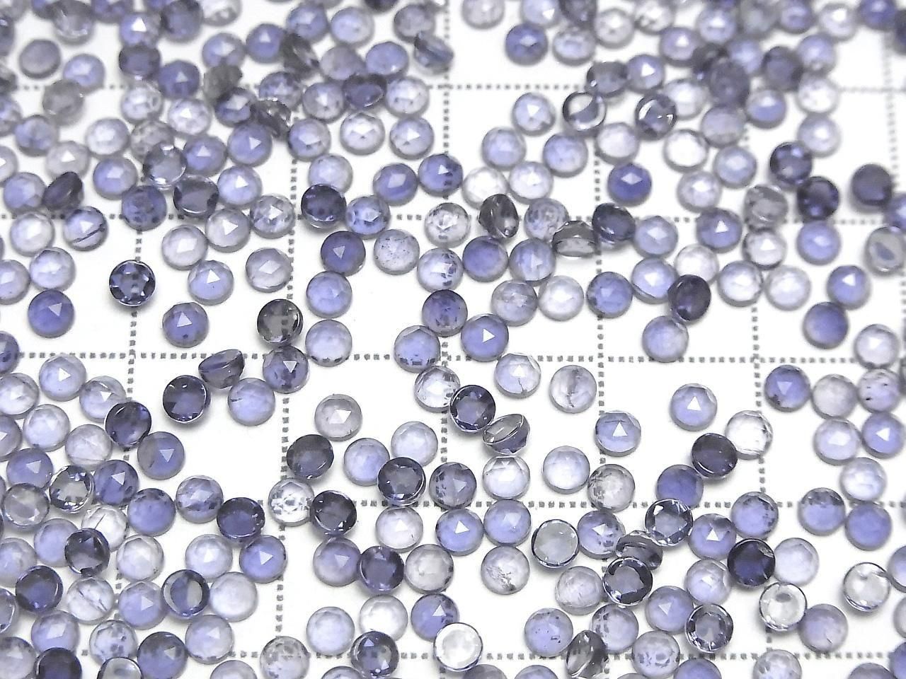 Iolite de haute qualité AAA, taille rose ronde 3x3mm, 10 pièces, 2,79 $ !