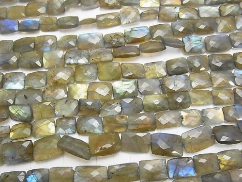 1strand $19.99Labradorite AA++ Faceted Rectangle 1strand beads (aprx.7inch/18cm)