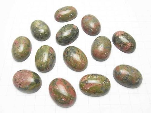Unakite Oval Cabochon 30x22mm 1pc $3.79!