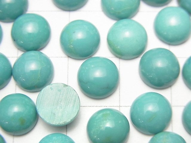 Türkis AAA Runde Cabochon 8x8mm 2Stk