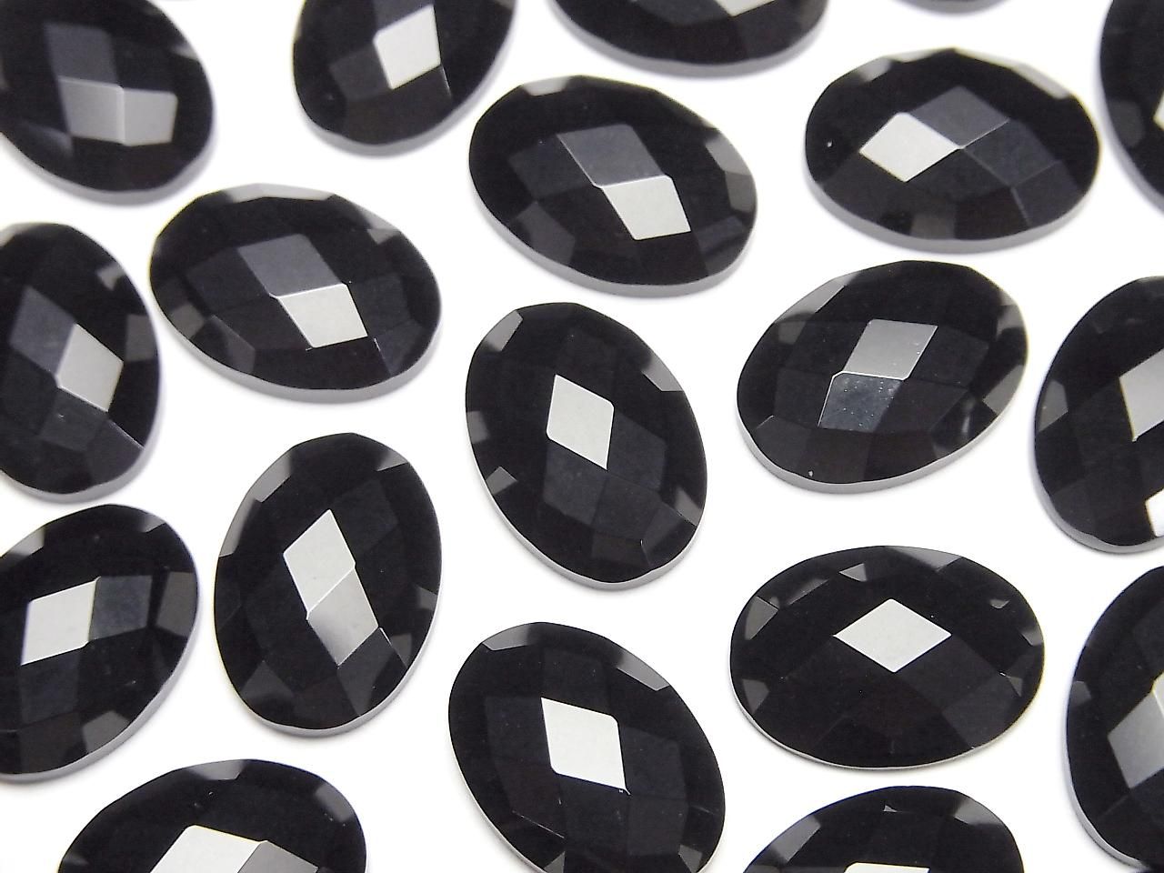Cabochon Ovale Facetté Onyx 14x10mm 4 pièces 4,79 $ !