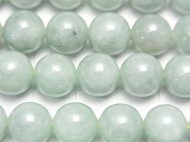 Burma Jadeit AAA-rund 10mm 1/4 oder 1Strang Perlen (ca. 15 Zoll / 38 cm)