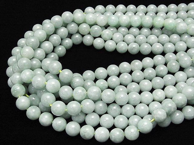Burma Jadeit AAA-rund 10mm 1/4 oder 1Strang Perlen (ca. 15 Zoll / 38 cm)