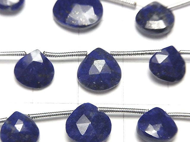 1Strang $14.99! Hochwertiger Lapislazuli AA++ Kastanie facettierte Briolette 1Strang Perlen (ca. 6 Zoll/14 cm)