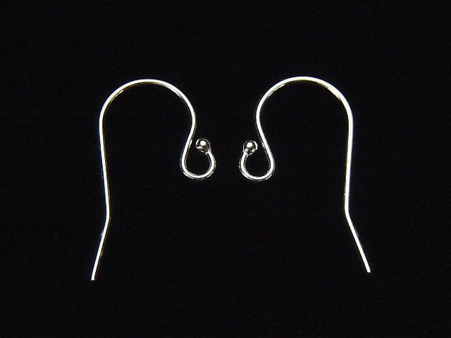 925 純銀耳勾 20x12mm 附圓珠 2 對