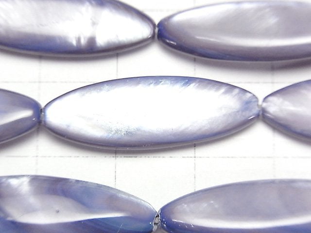 Lila Farbschale Marquise 30x10x4mm 1Strang Perlen (ca. 14 Zoll/34 cm)