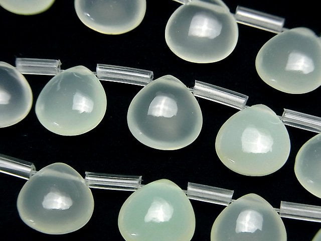 Chalcedony, Chestnut Shape Gemstone Beads
