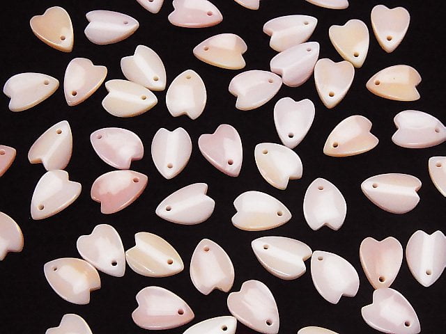 Königin Conch Muschel AAA- Blume (Blütenblatt) 12x8mm 4 Stück