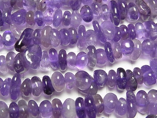 Amethyst AA+ Kleine Nugget (Chips) 1strang Perlen (ca. 15 Zoll / 37 cm)