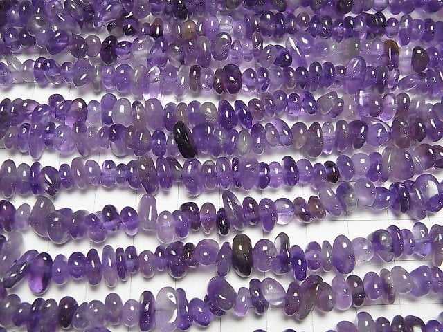 Amethyst AA+ Kleine Nugget (Chips) 1strang Perlen (ca. 15 Zoll / 37 cm)