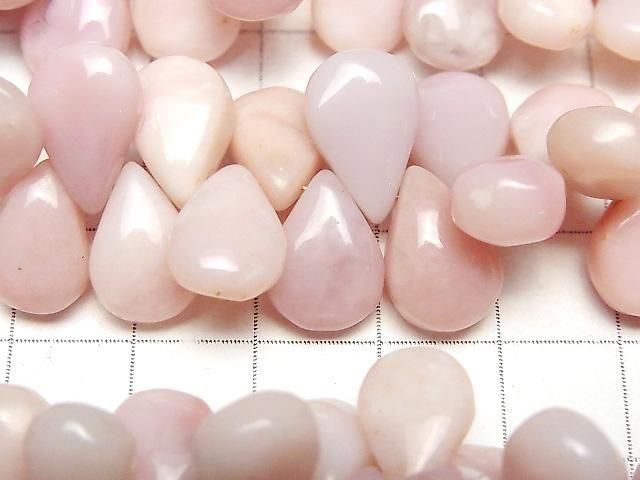 Pink Opal AA++ Pear shape (Smooth) half or 1strand beads (aprx.7inch/18cm)