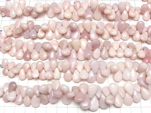 Pink Opal AA++ Pear shape (Smooth) half or 1strand beads (aprx.7inch/18cm)