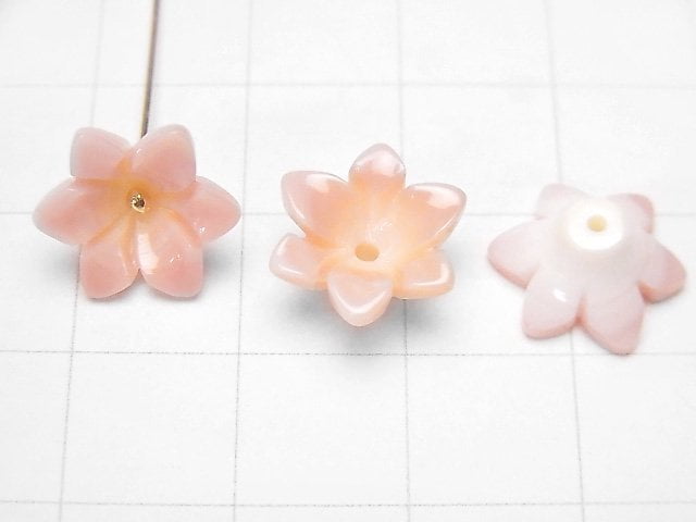 Königin Conch-Schale AAA 3D Blume 12x12x5mm Mittelbohrung 3 Stück 6,79 $