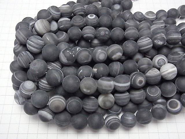 Frost Tibet Achat Runde 16mm halb oder 1 Strang Perlen (ca. 14 Zoll / 35 cm)