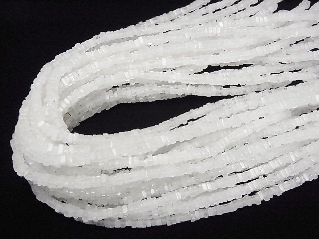 Crystal AA Square Rondelle (disc) 1strand beads (aprx.14inch / 35cm)