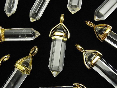 Accessories, Crystal Quartz, Pendant, Point Gemstone Beads
