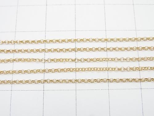 14KGF Rolo-Kette 1,2mm Breite 10cm
