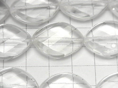 Kristall AAA Twist facettierte Marquise 22x17x7mm 1/4 oder 1Strang Perlen (ca. 15 Zoll / 36 cm)
