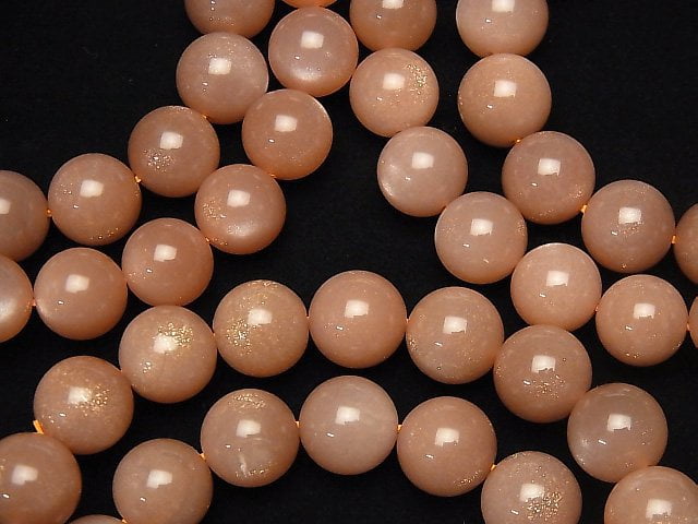Orangenmondstein AAA Rund 12mm Armband