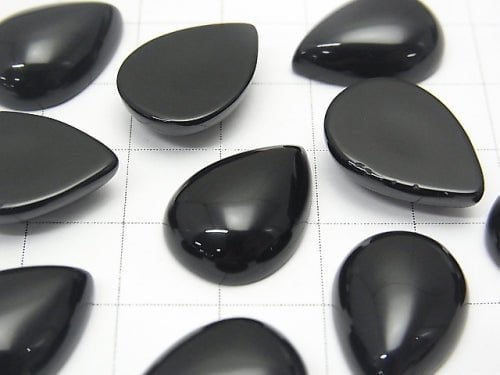Onyx AAA Birnenform Cabochon 18x13mm 3Stück