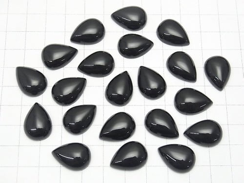 Onyx AAA Birnenform Cabochon 18x13mm 3Stück