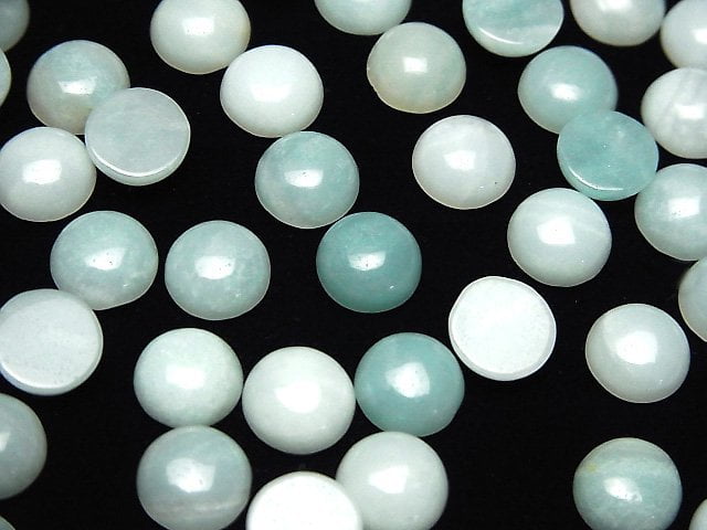 Amazonite AA++ Round Cabochon 8x8mm 5pcs