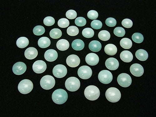 Amazonite AA++ Round Cabochon 10x10mm 5pcs