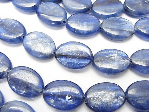 Kyanite AA++ Oval 16x12x4mm half or 1strand (aprx.15inch/37cm)