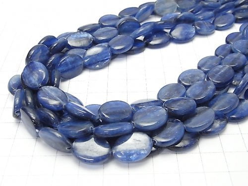 Kyanite AA++ Oval 16x12x4mm half or 1strand (aprx.15inch/37cm)