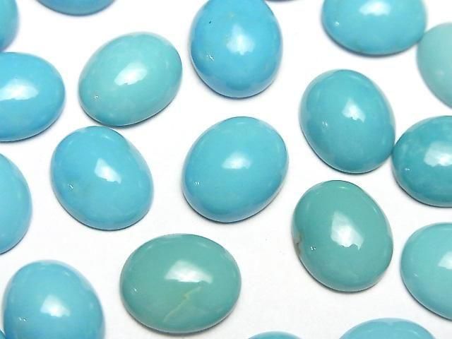Arizona Kingman Türkis AAA- ovaler Cabochon 12x10mm 2Stück