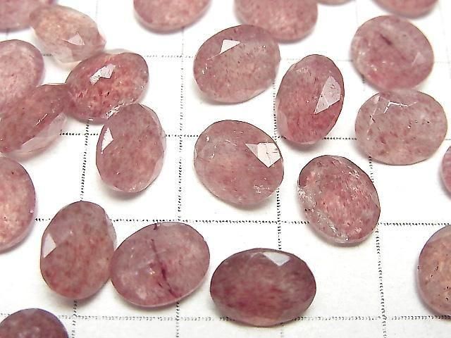 Hochwertiger rosa Epidot AAA loser Stein ovaler facettierter 10x8mm 3 Stück
