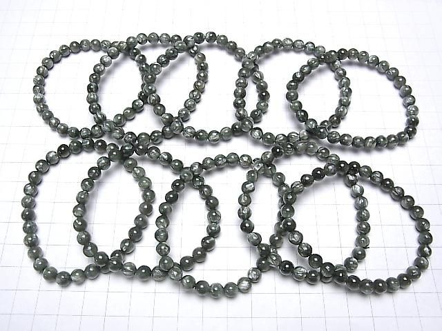 Seraphinit AAA runder 6mm Armband