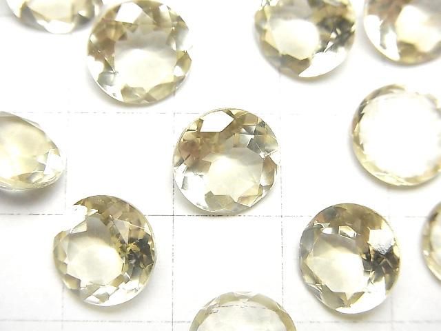 Hochwertiger goldener Labradorit AAA Lose Stein Runde Facettierte 10x10mm 1Stück