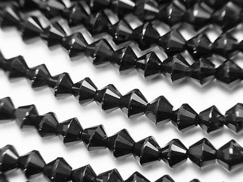 Faceted Round, Onyx Gemstone Beads