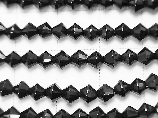 Onyx AAA Abacus Faceted Round 4mm 1strand beads (aprx.15inch / 36cm)