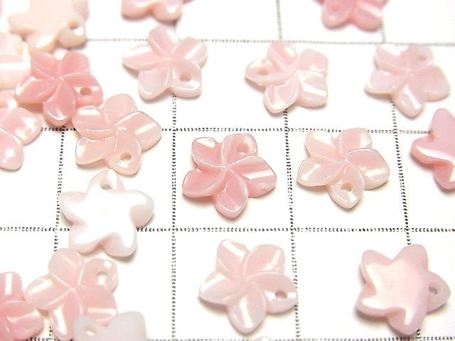 Königin Conch Muschel AAA Blumen Schnitzerei 8mm Oberloch 2Stück